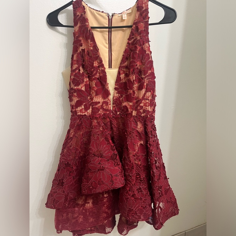 Red Lacey dress